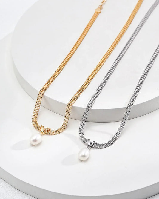 Vintage Pearl Choker Necklace - SOLIS MOOD