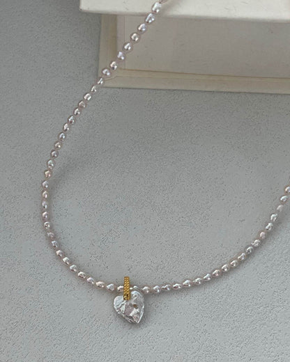 Sweetheart Pearl Necklace – 2 Ways to Wear, Endless Charm - SOLIS