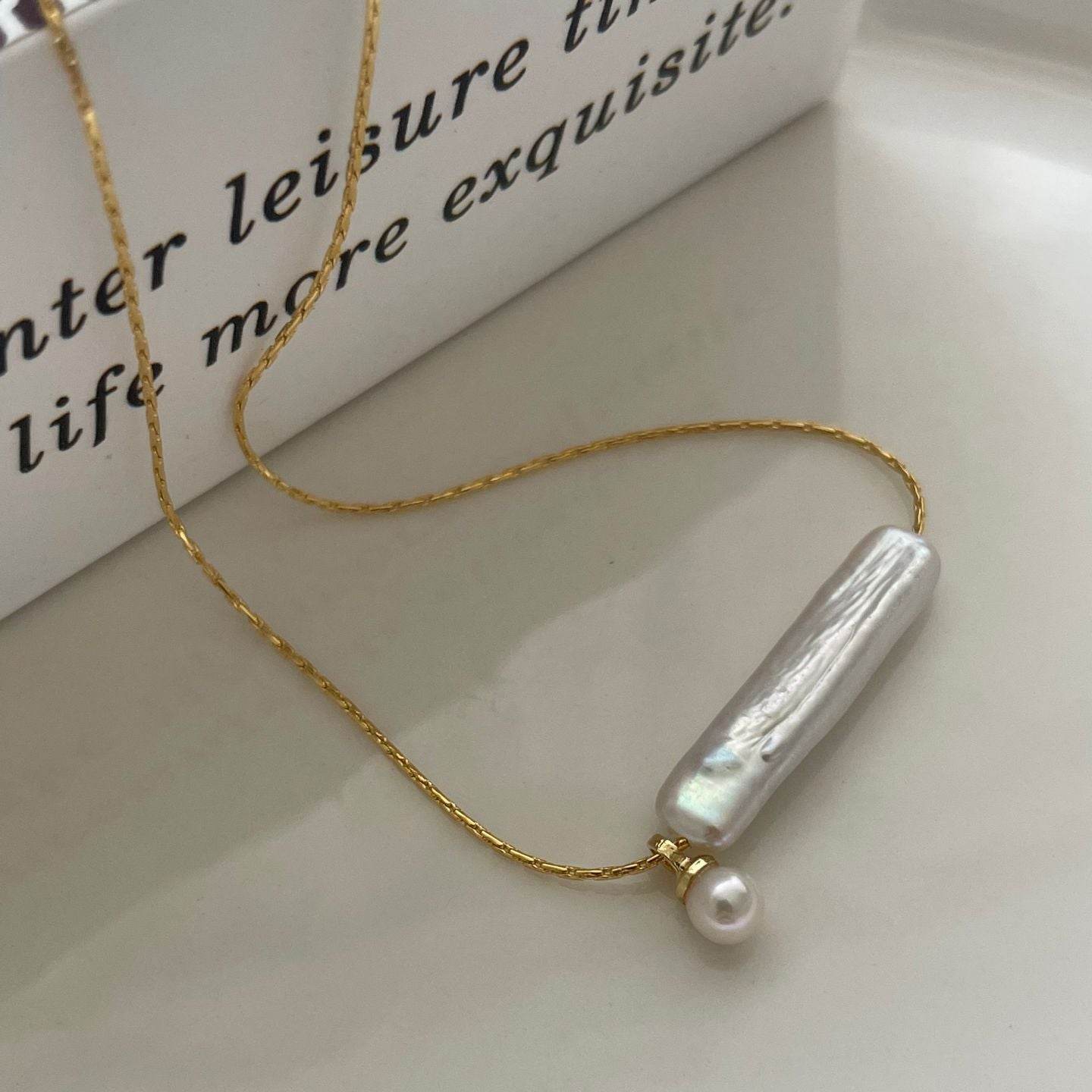 Whisper Drop Pearl Necklace - SOLIS