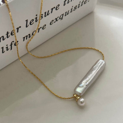 Whisper Drop Pearl Necklace - SOLIS