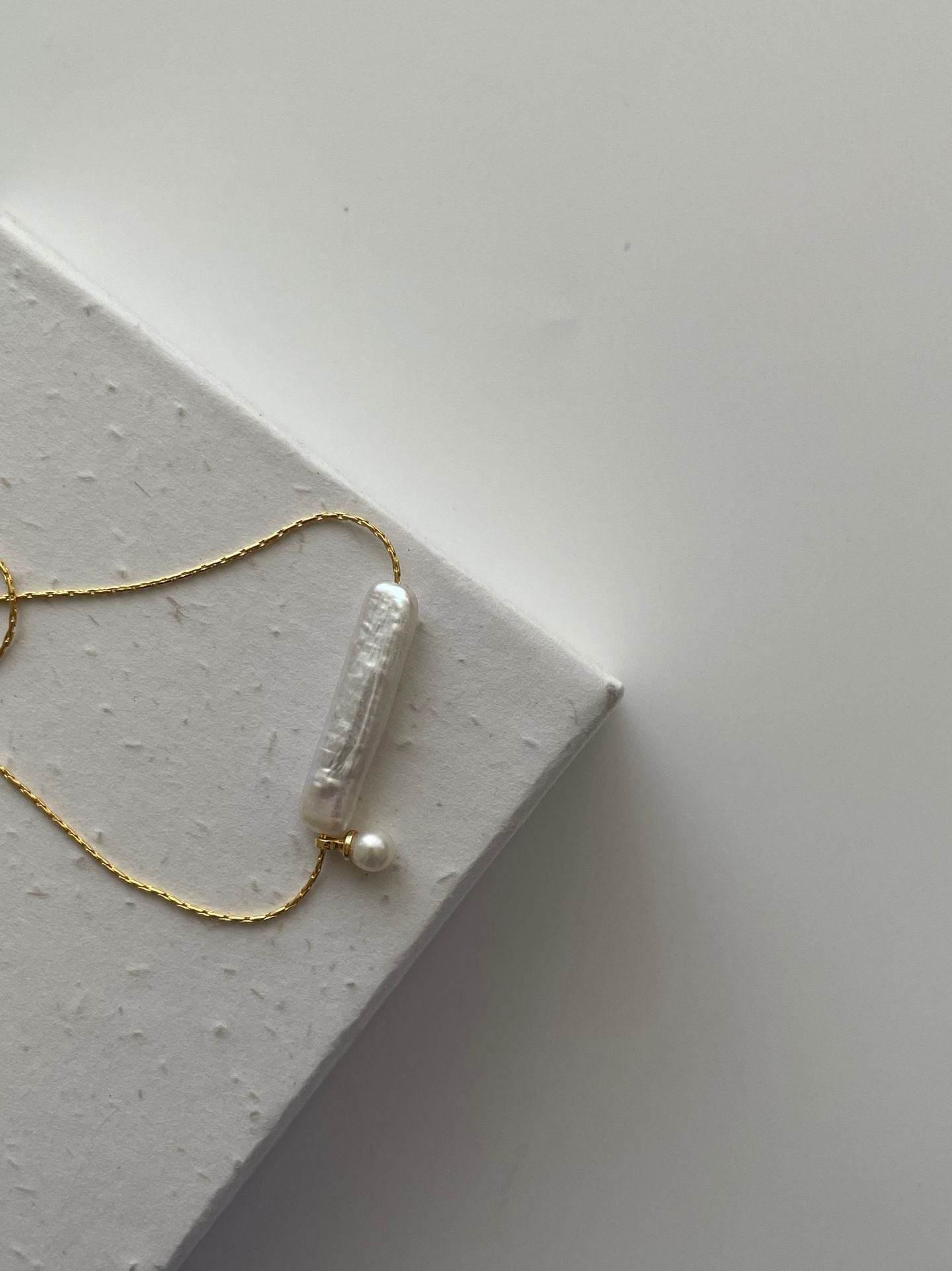 Whisper Drop Pearl Necklace - SOLIS