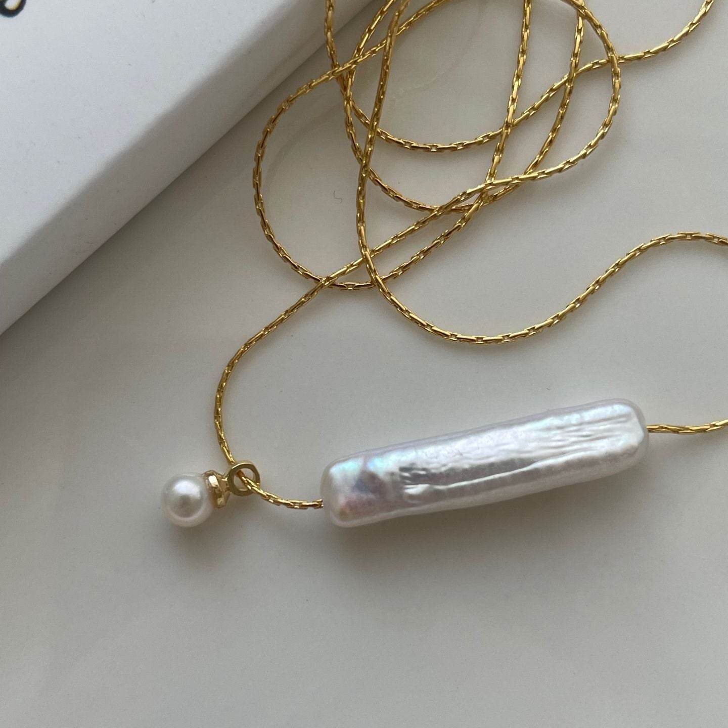 Whisper Drop Pearl Necklace - SOLIS