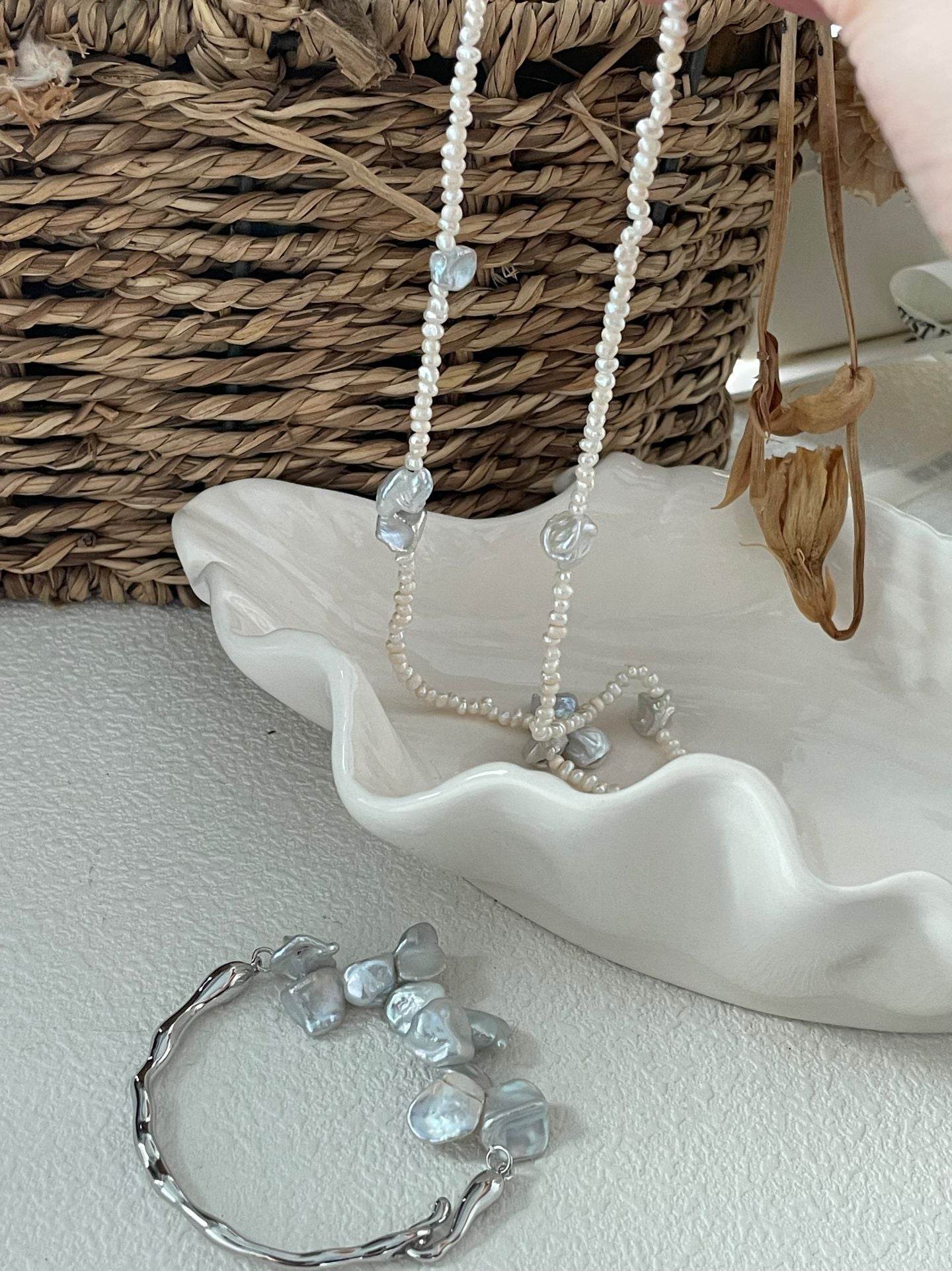 Petal Baroque Pearl Necklace - SOLIS