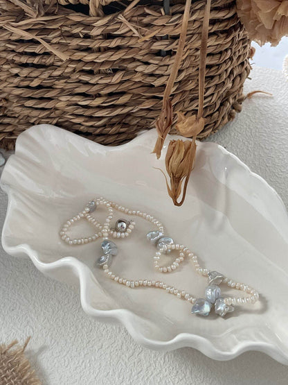 Petal Baroque Pearl Necklace - SOLIS