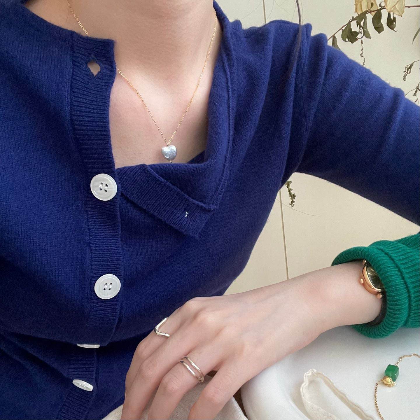 Classic Heart Baroque Necklace - SOLIS