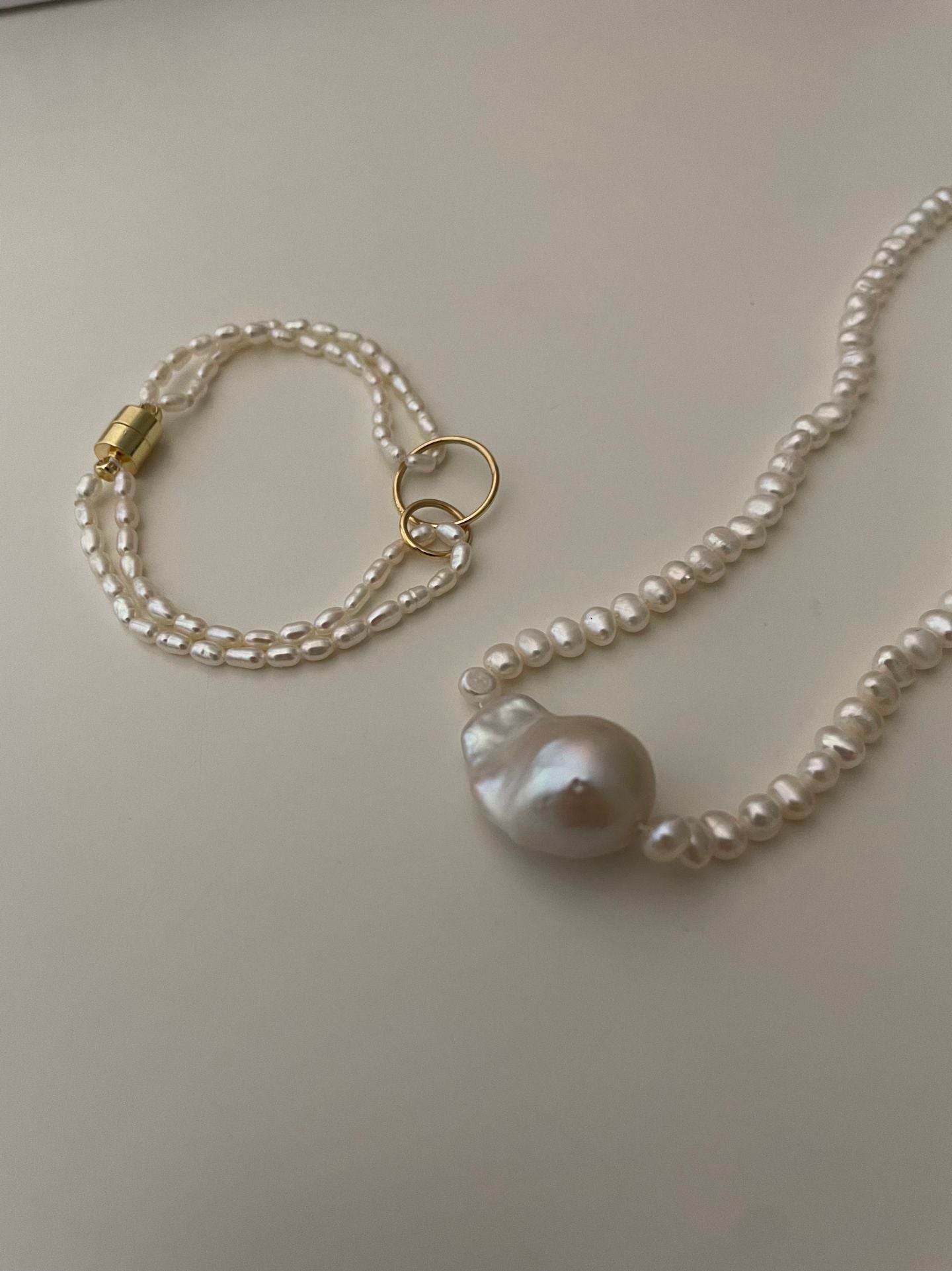 Centerpiece Baroque Pearl Necklace - SOLIS