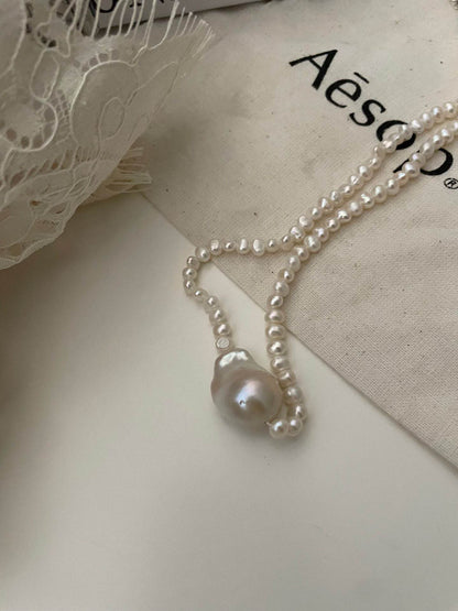 Centerpiece Baroque Pearl Necklace - SOLIS