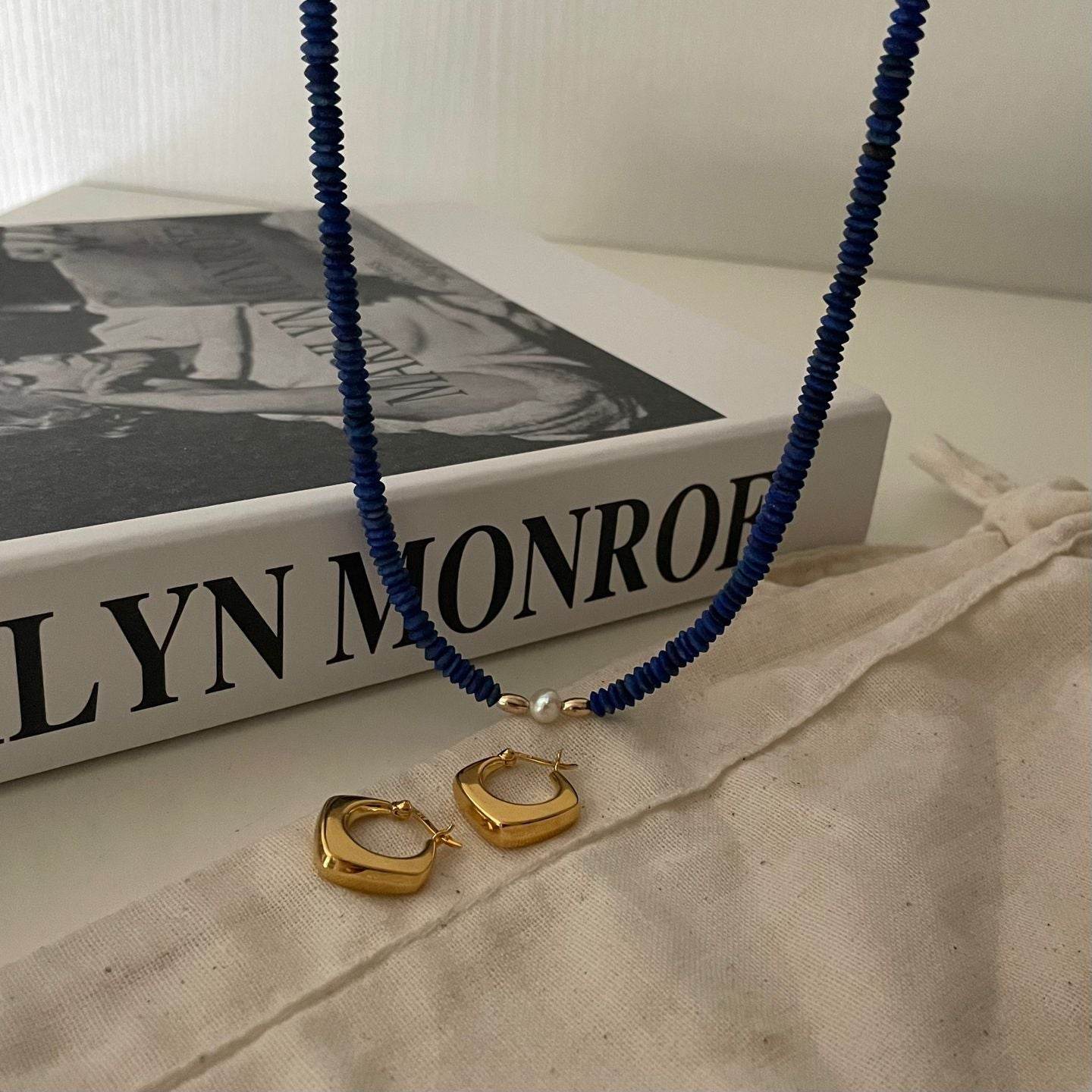 Deep Blue Talisman Necklace - SOLIS