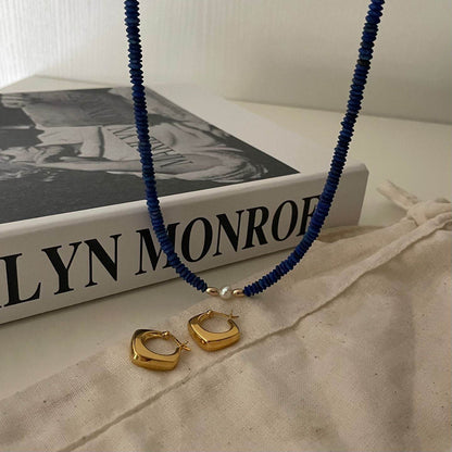 Deep Blue Talisman Necklace - SOLIS