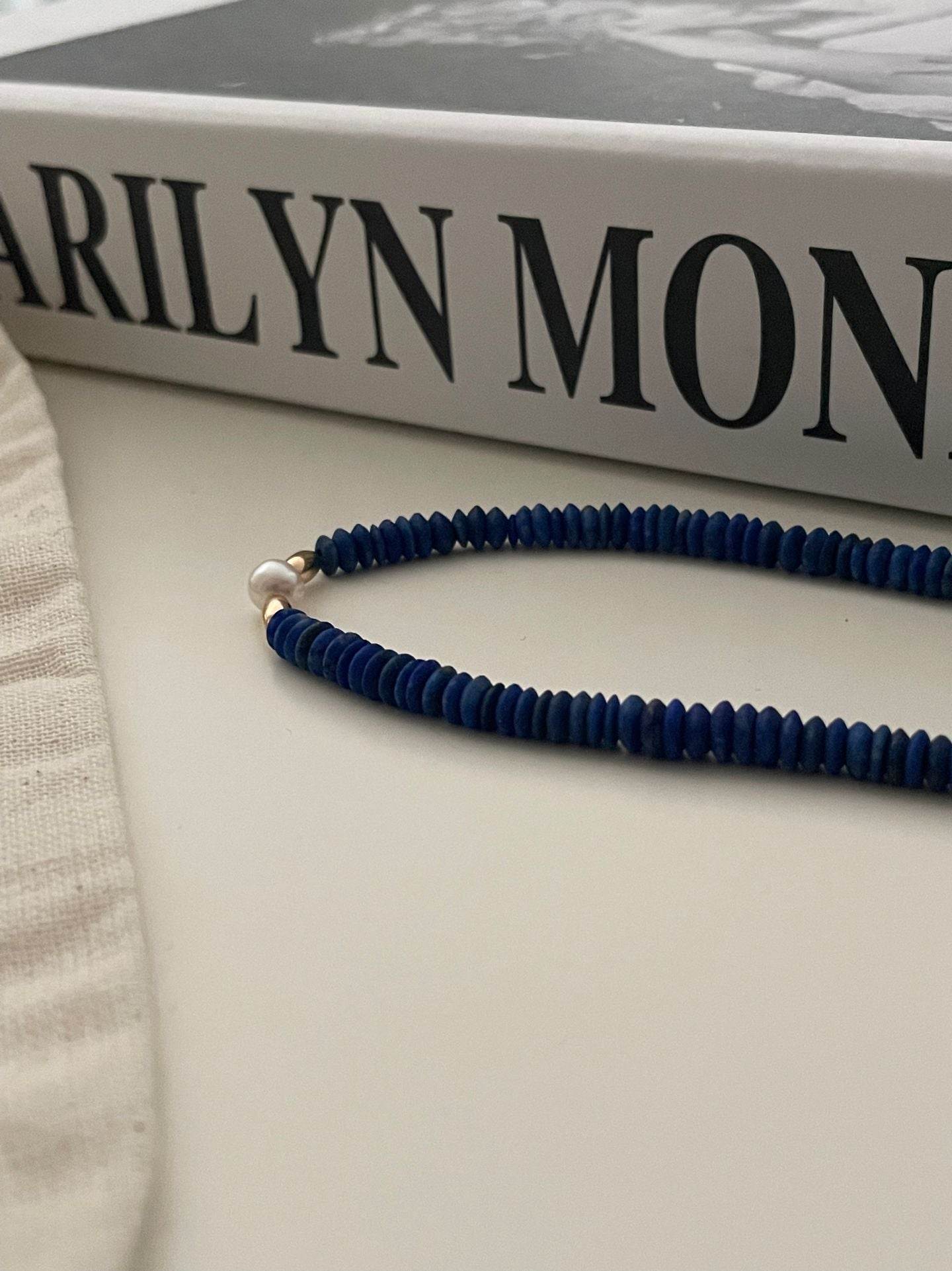 Deep Blue Talisman Necklace - SOLIS