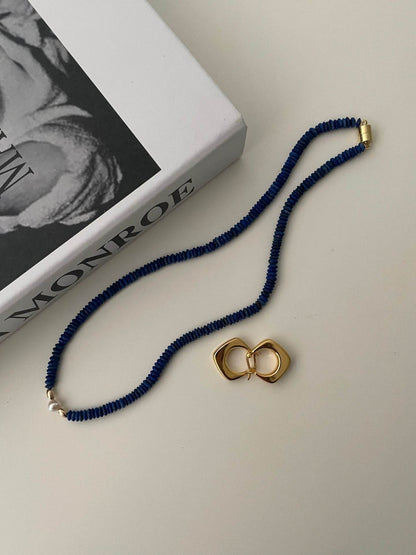 Deep Blue Talisman Necklace - SOLIS