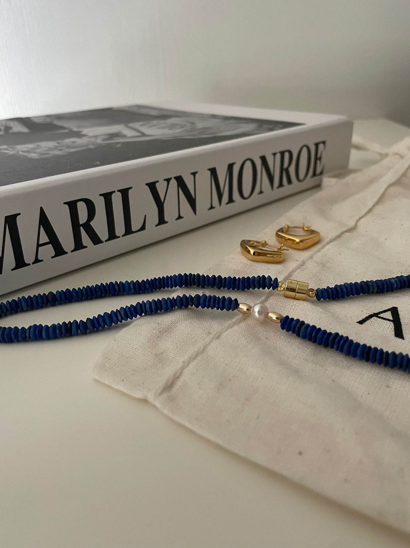 Deep Blue Talisman Necklace - SOLIS