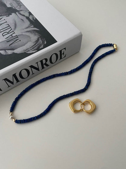 Deep Blue Talisman Necklace - SOLIS