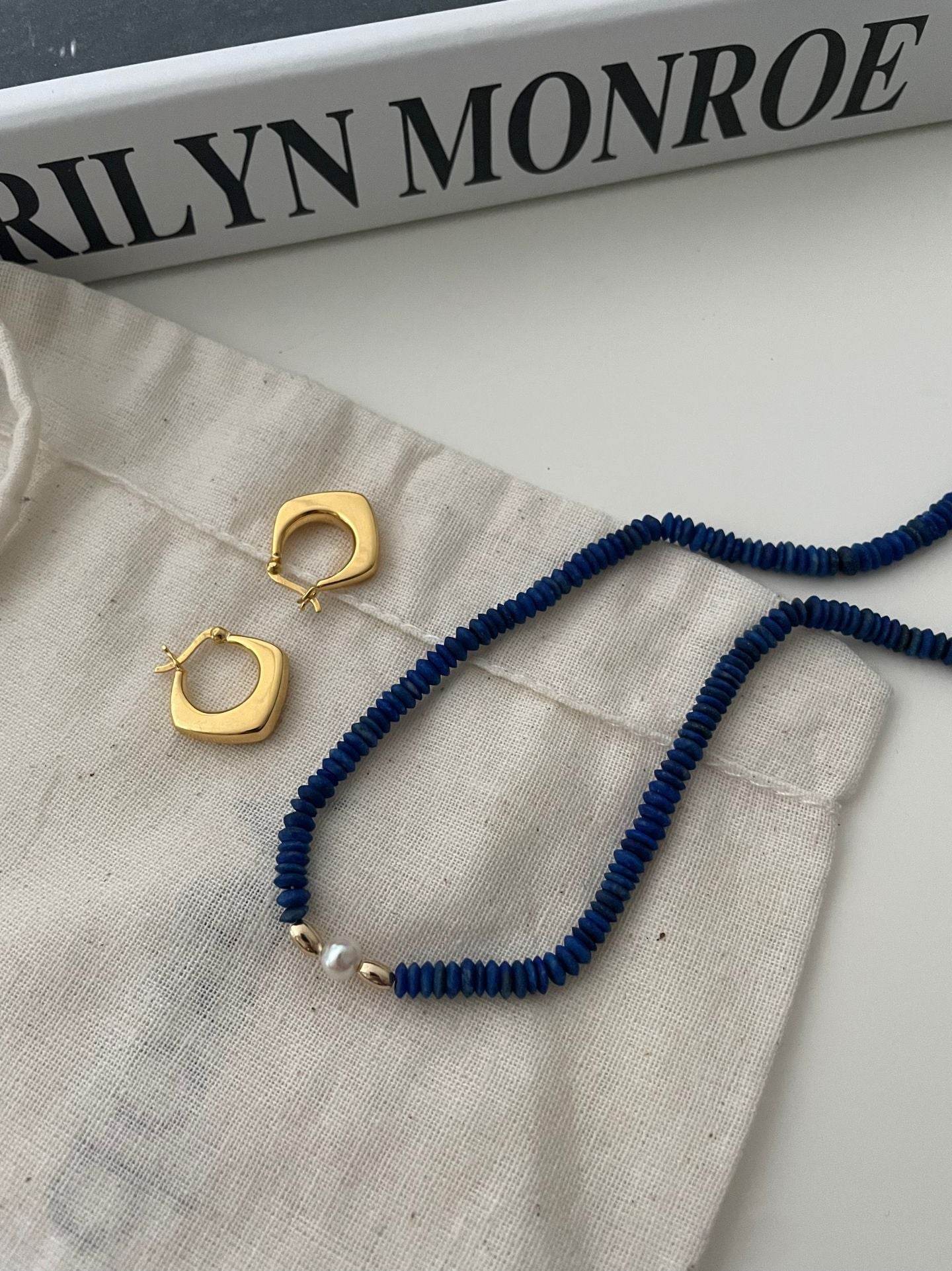 Deep Blue Talisman Necklace - SOLIS