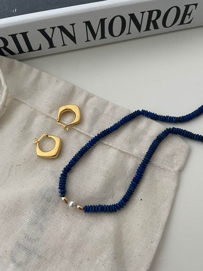 Deep Blue Talisman Necklace - SOLIS