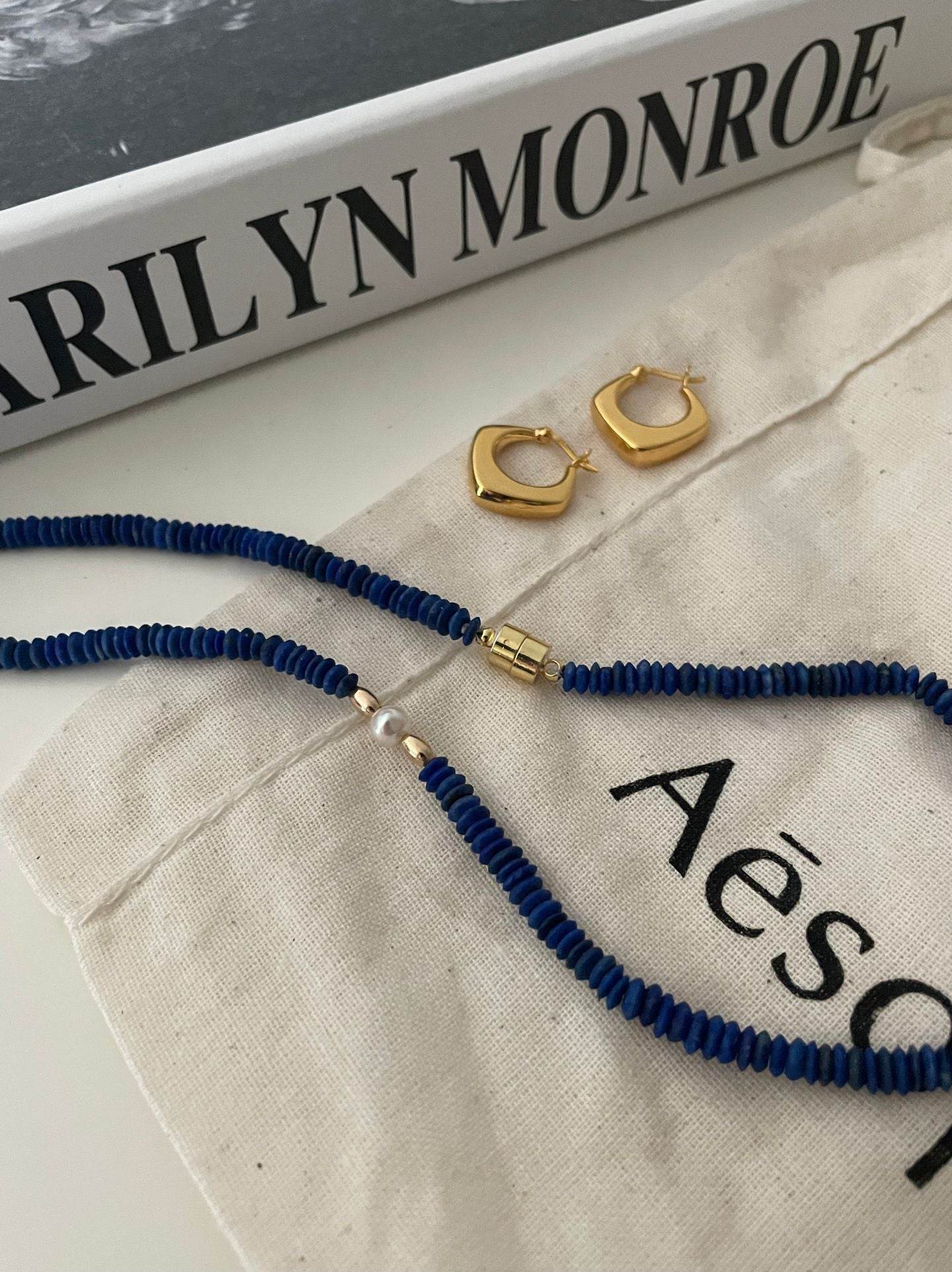 Deep Blue Talisman Necklace - SOLIS