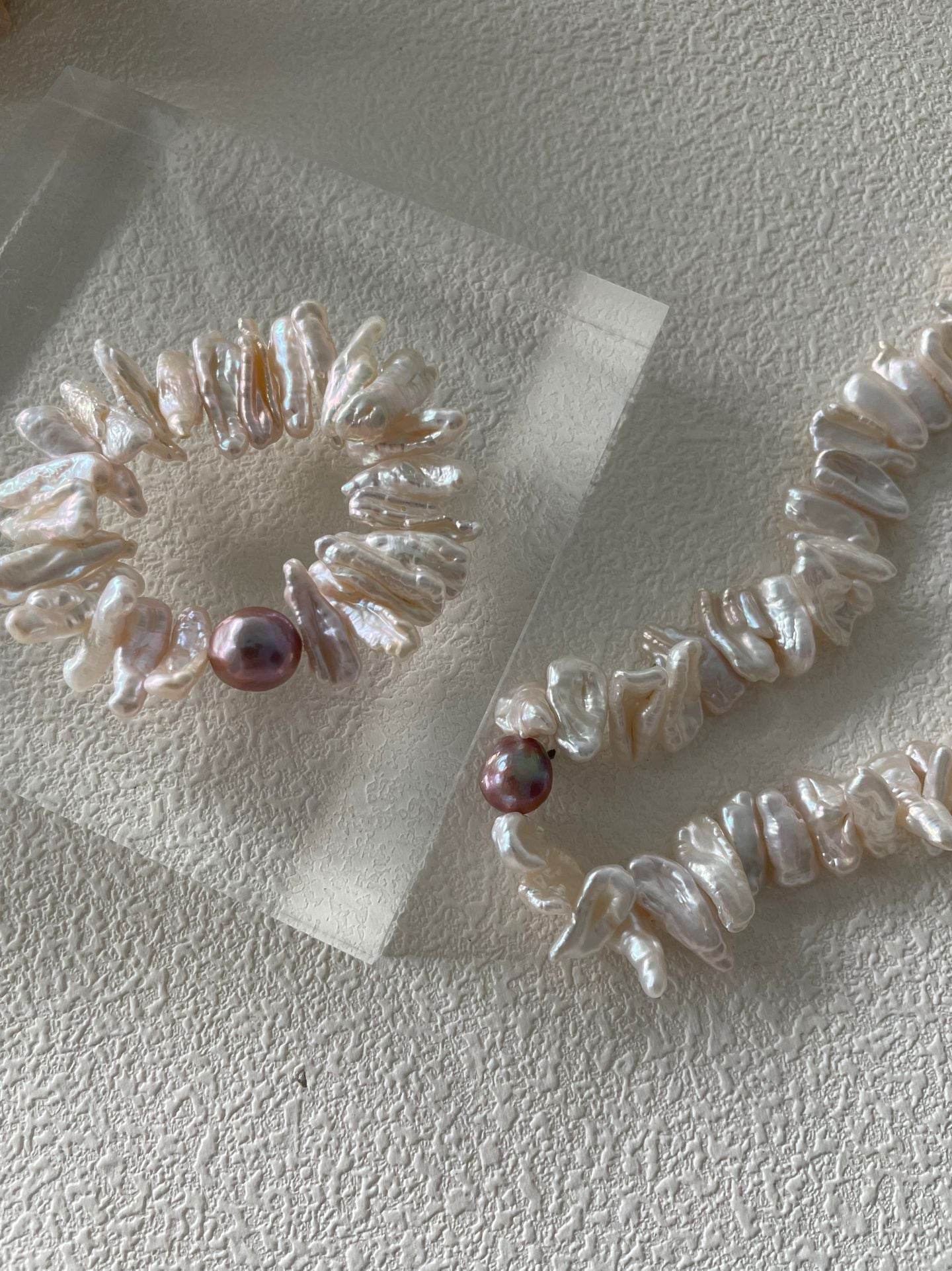 Petal Sun Pearl Necklace - SOLIS