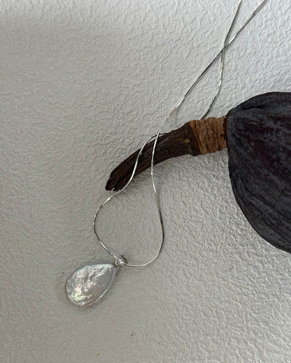 Classic Teardrop Baroque Pearl Necklace - SOLIS