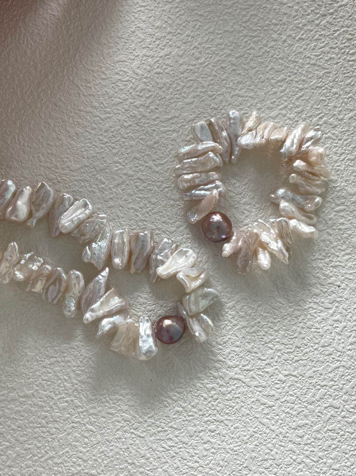 Sunburst Set – Baroque Pearl Necklace & Bracelet Duo - SOLIS