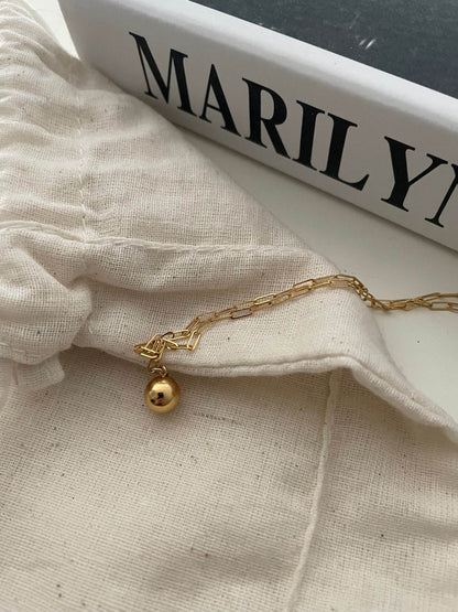 Golden Orb Necklace - SOLIS