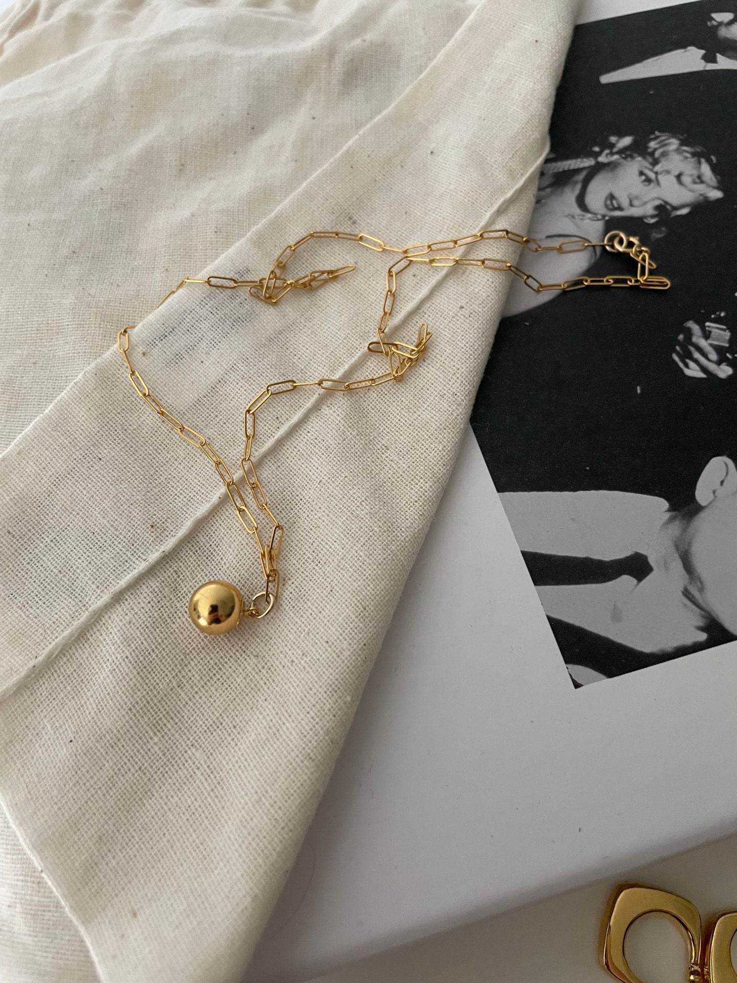 Golden Orb Necklace - SOLIS