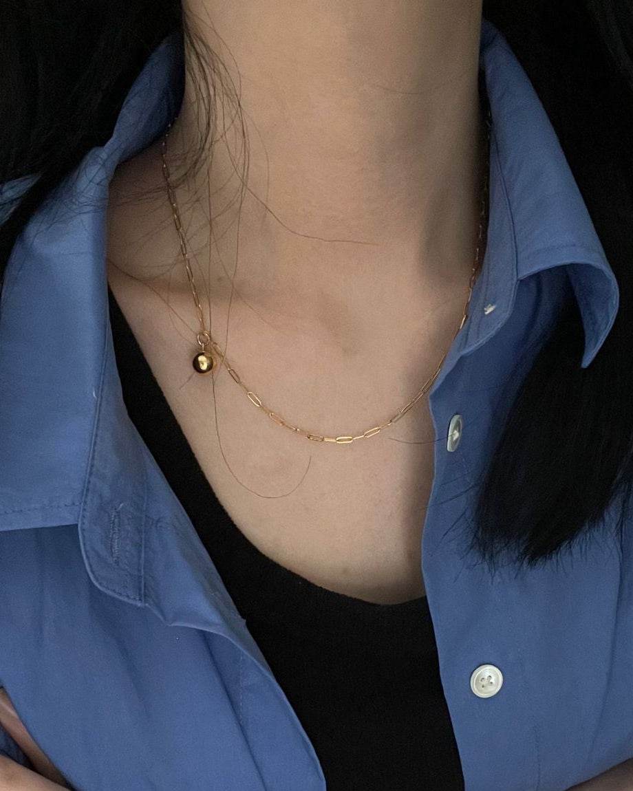 Golden Orb Necklace - SOLIS