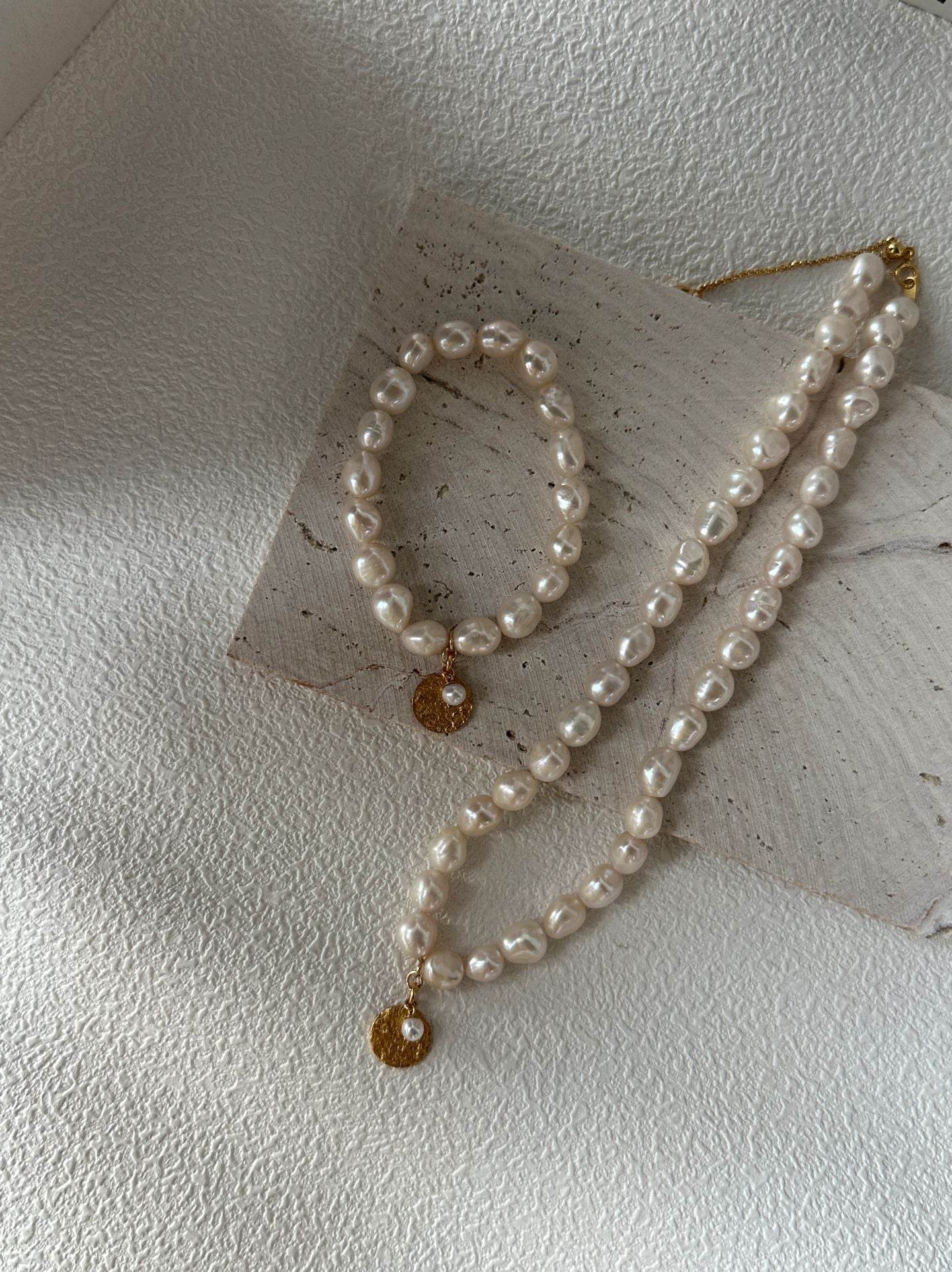 Gardener Pearl Set (Necklace + Bracelet) - SOLIS