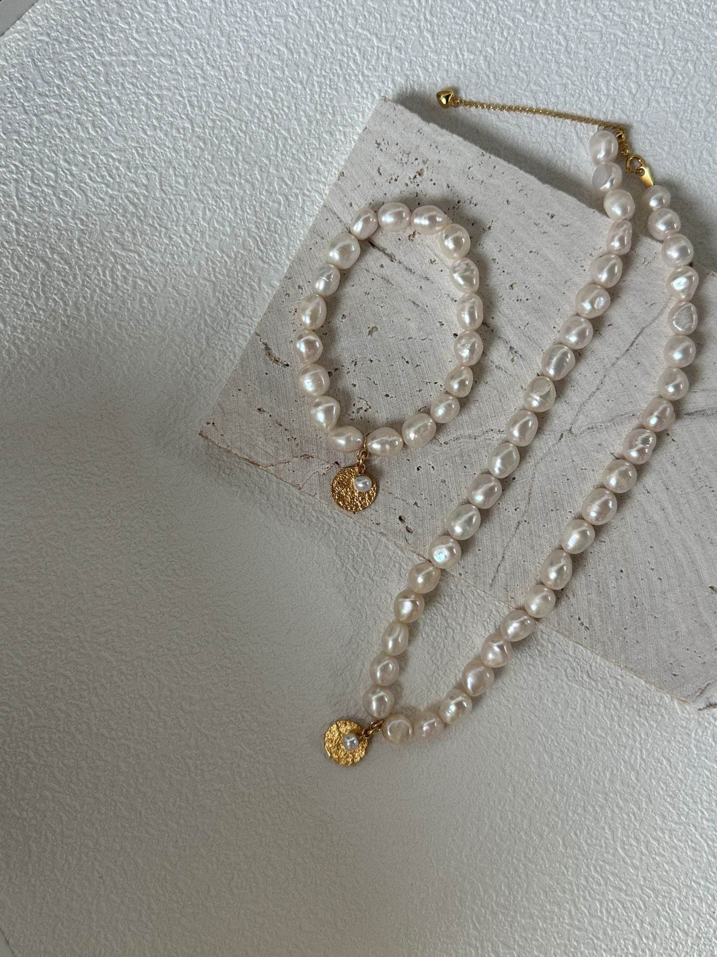 Gardener Pearl Set (Necklace + Bracelet) - SOLIS