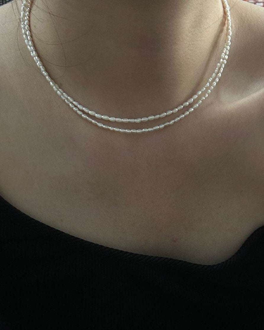 Keshi Pearl Necklace · 2–2.5mm - SOLIS