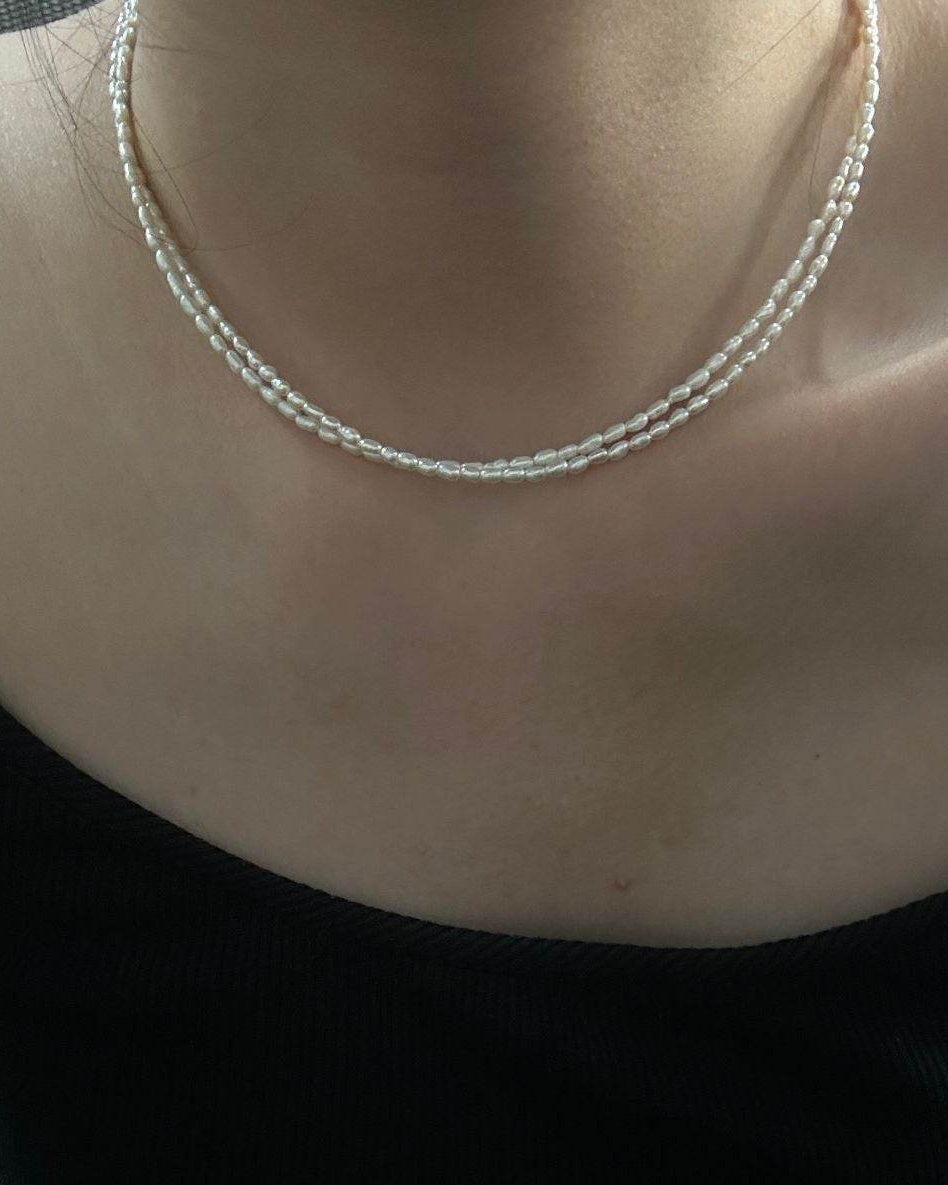 Keshi Pearl Necklace · 2–2.5mm - SOLIS