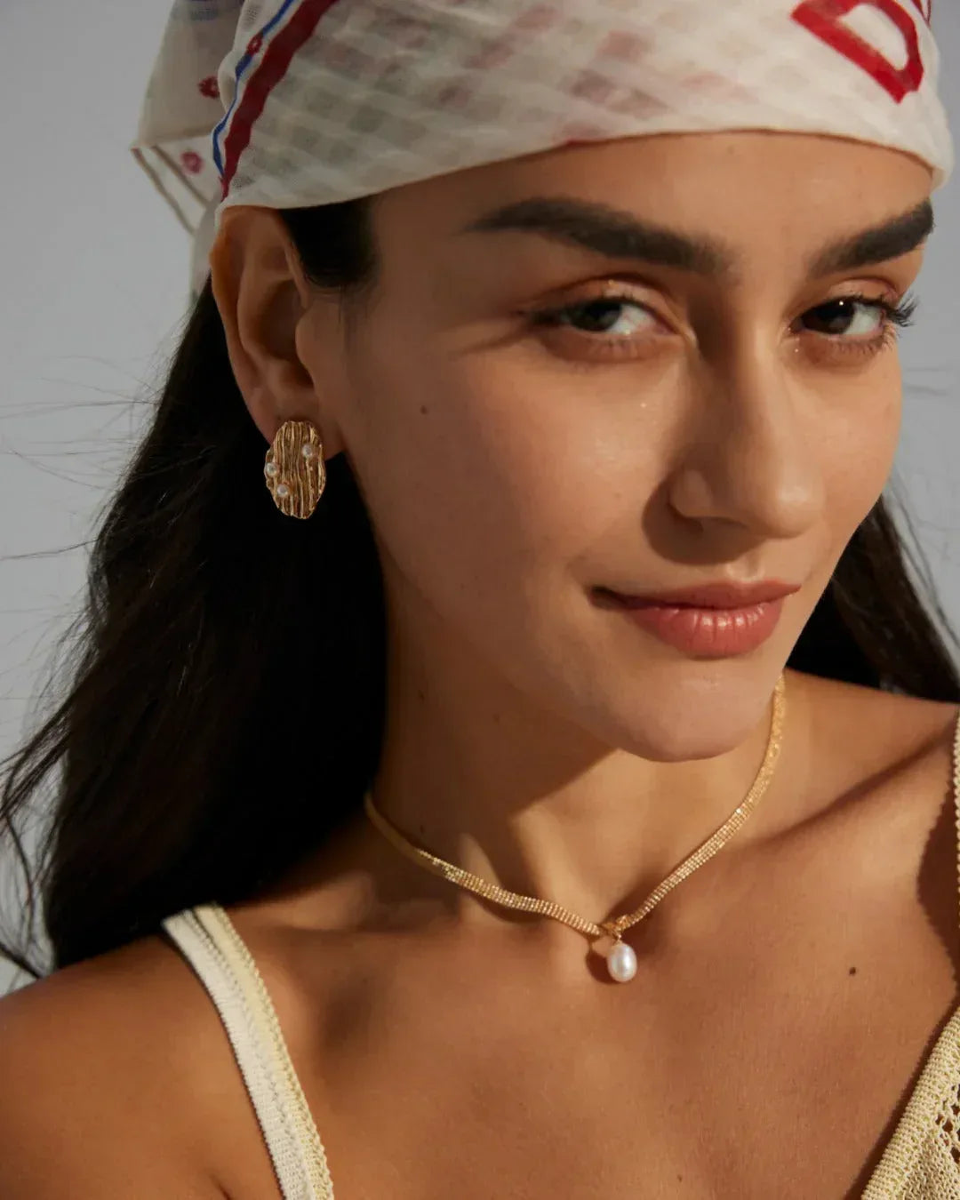 Vintage Pearl Choker – 18K White Gold Vermeil on 925 Silver - SOLIS MOOD