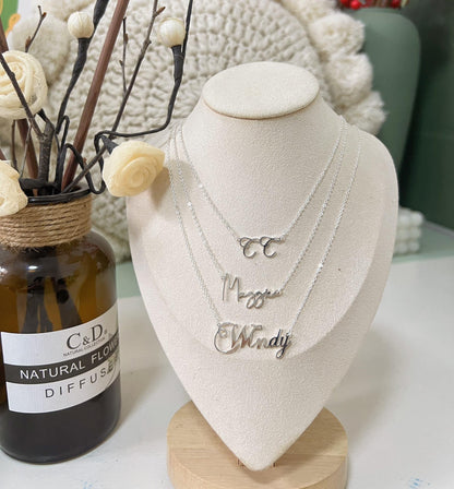 Minimal Custom Name Necklace – 18K Gold Vermeil on 925 Silver - SOLIS MOOD