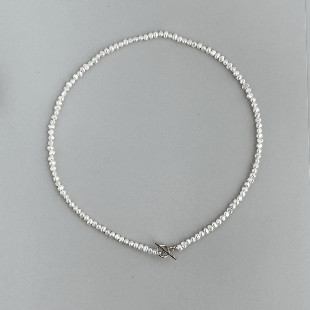 Baroque Pearl Necklace – Handmade in 14k Gold · Solis Jewelry - SOLIS