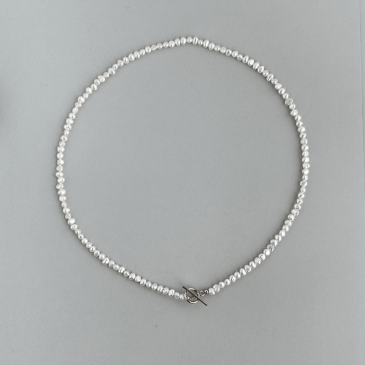 Baroque Pearl Necklace – Handmade in 14k Gold · Solis Jewelry - SOLIS