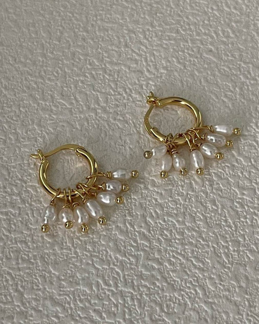 Bud Pearl Hoops - SOLIS