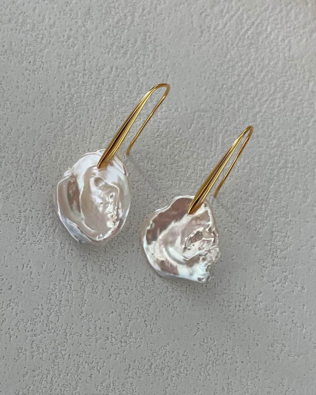 Petal Drop Earrings – 18K Gold Vermeil - SOLIS