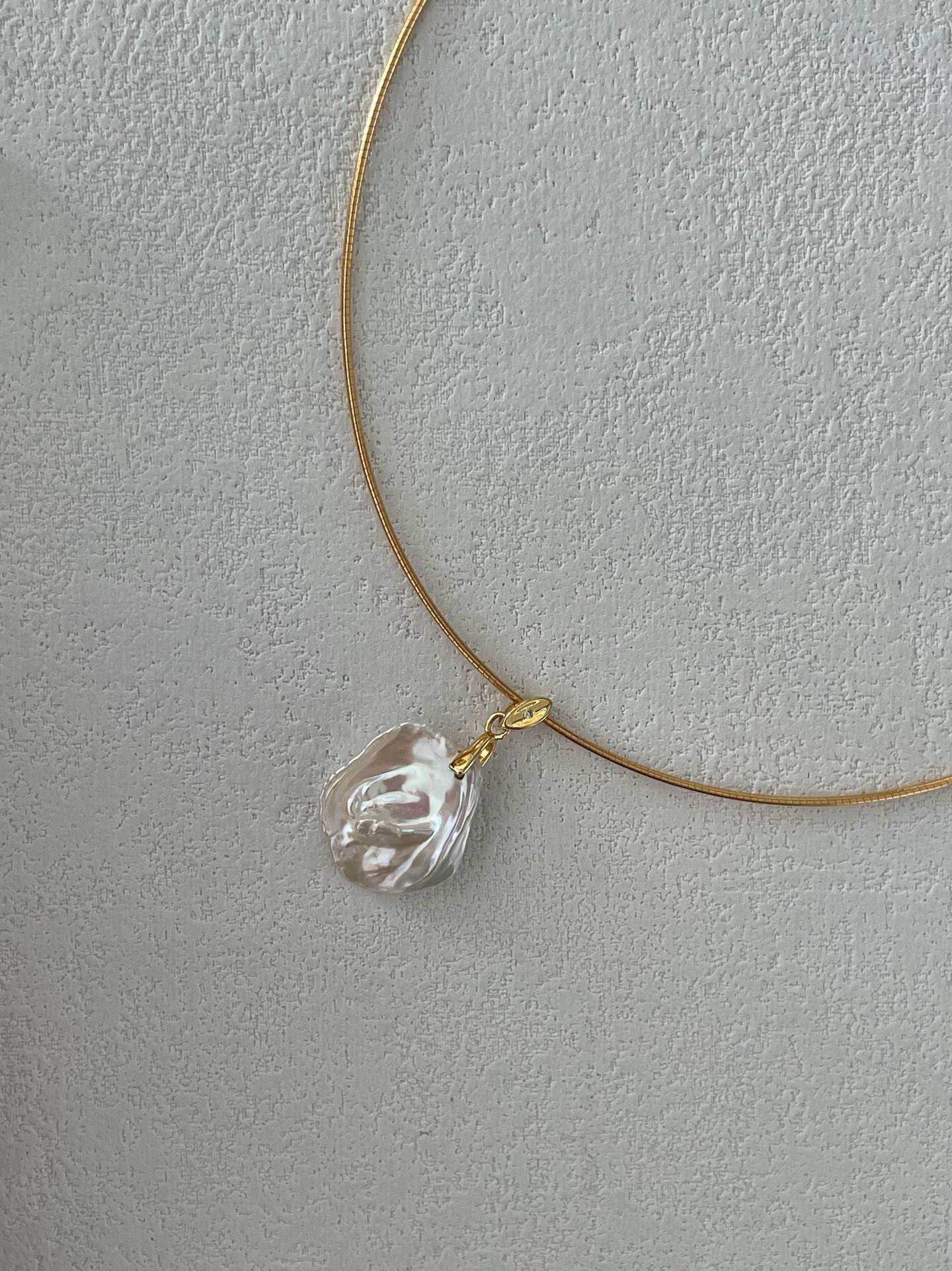 Petal Drop Necklace – 18K Gold Vermeil Choker - SOLIS