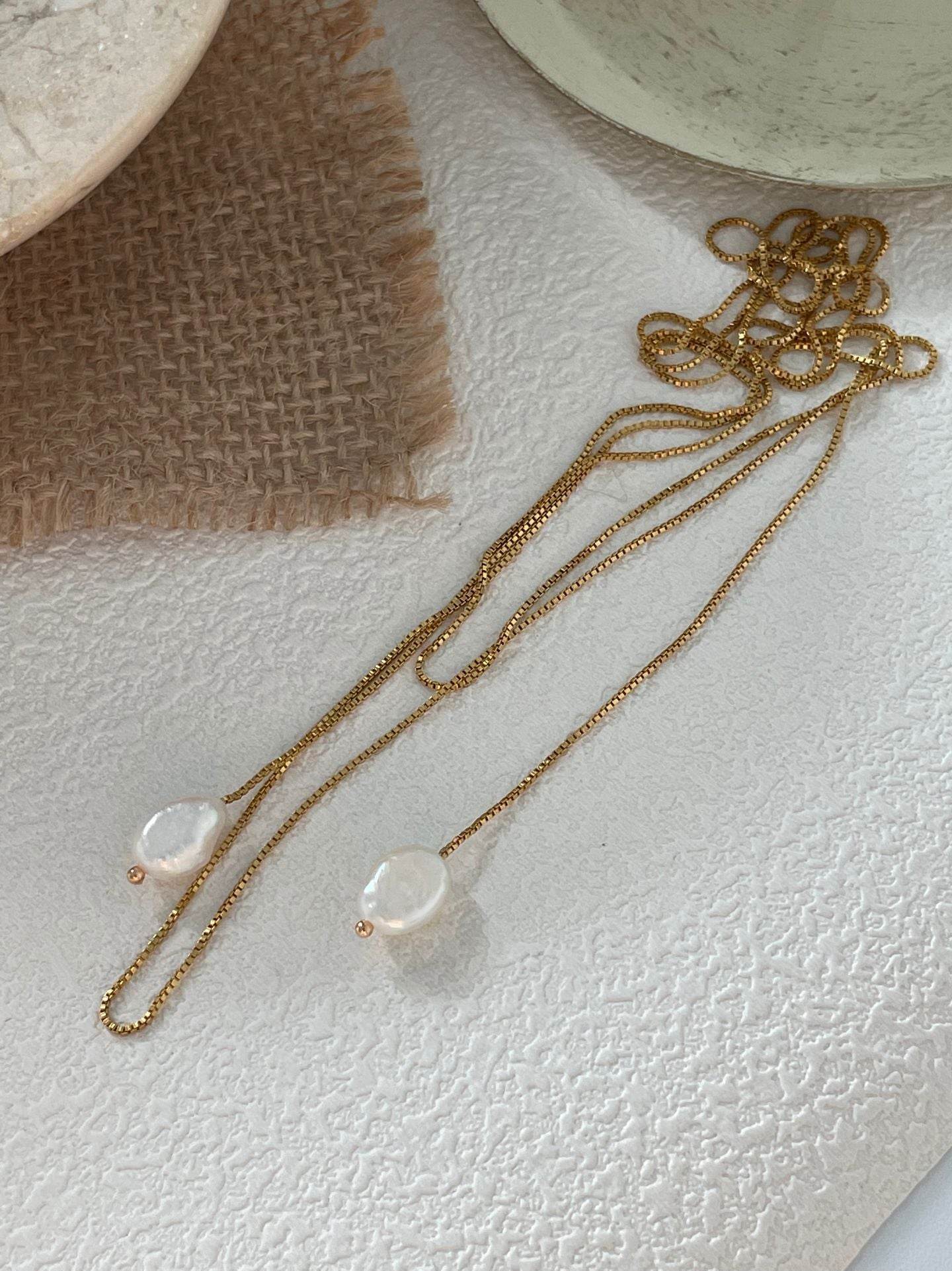 Flowline Pearl Necklace - SOLIS