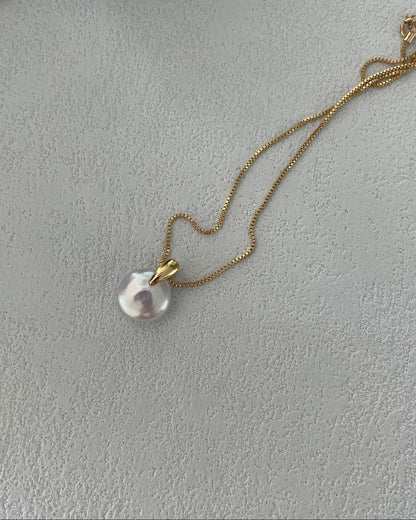 The Drop of Stillness – 14K Gold-Filled Pearl Necklace - SOLIS