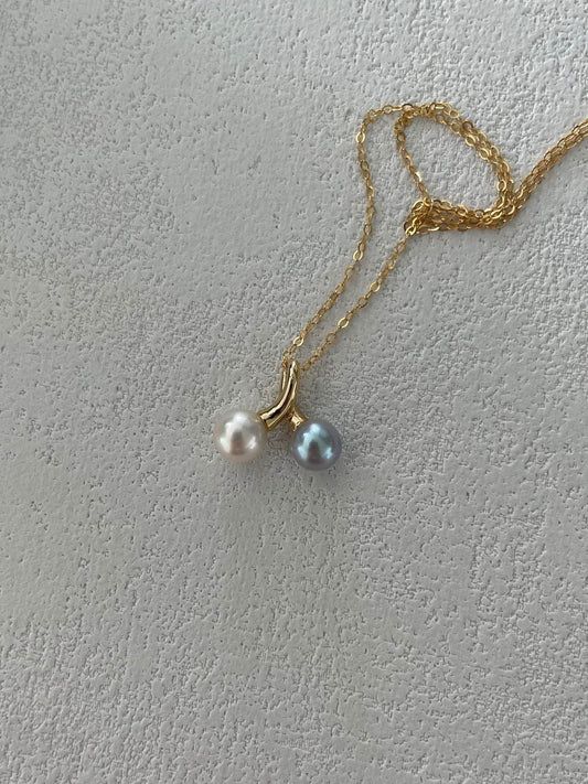 Cherry Duo – Pearl Necklace - SOLIS