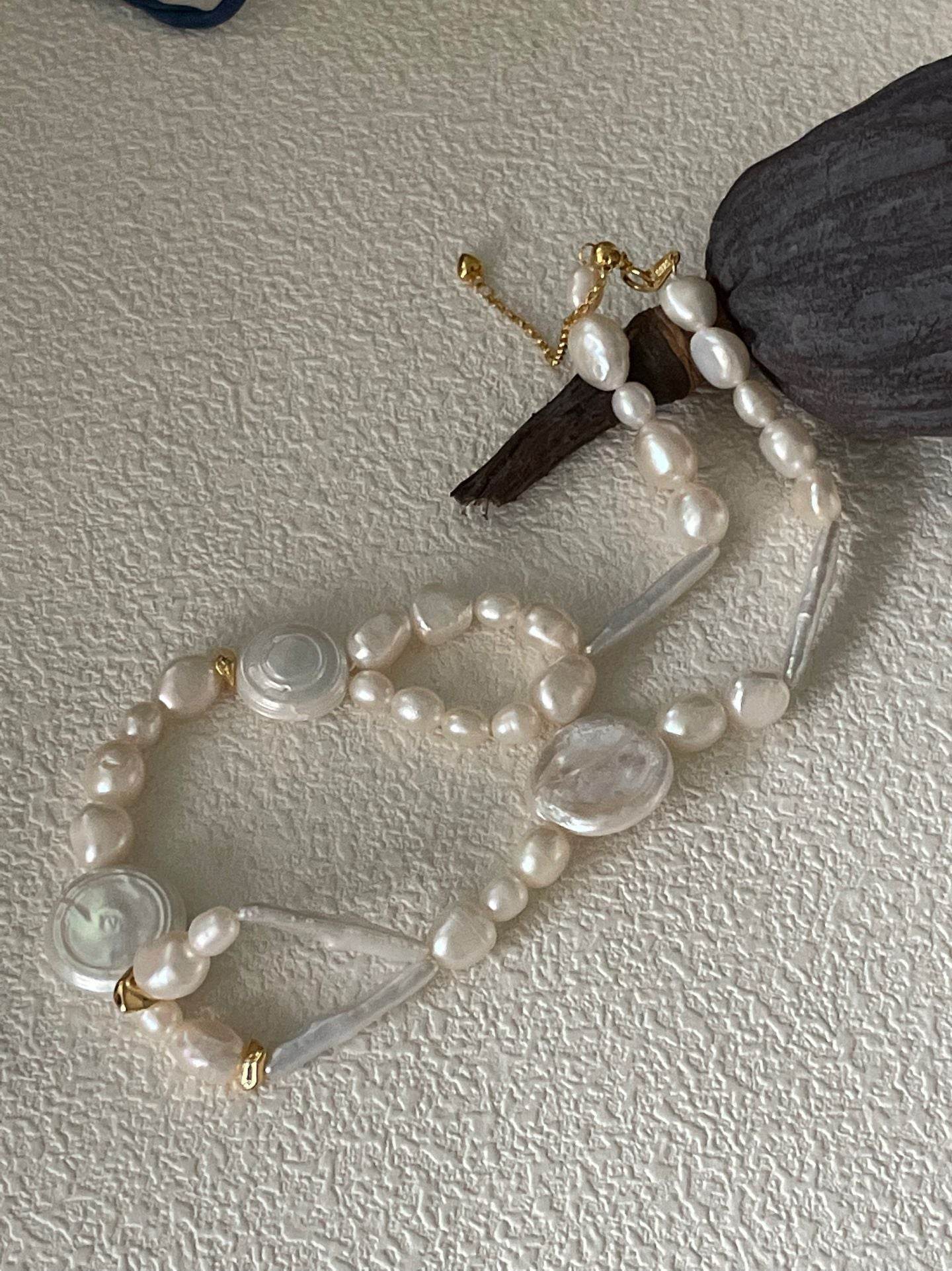 Celeste · Baroque Pearl Statement Necklace - SOLIS