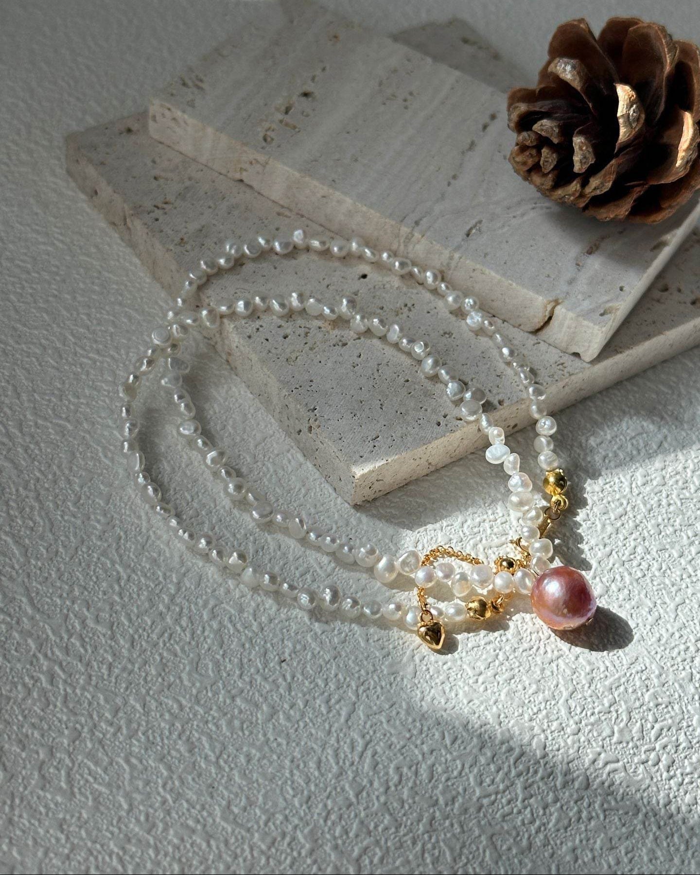 Fairycore Pearl Drop Necklace - SOLIS