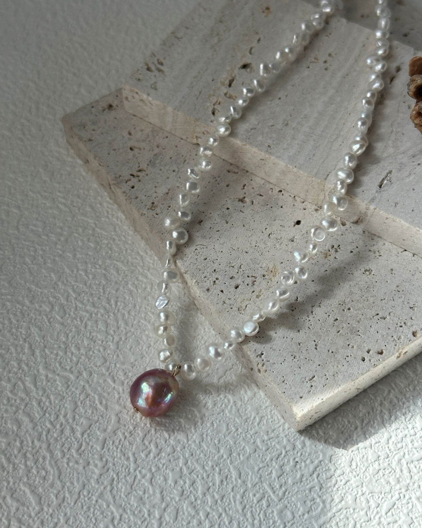 Fairycore Pearl Drop Necklace - SOLIS