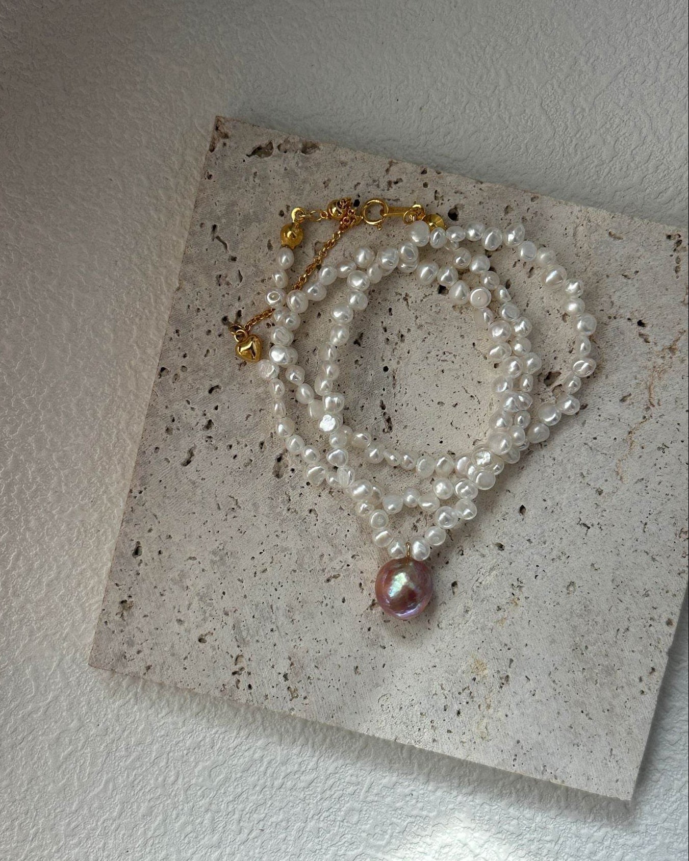 Fairycore Pearl Drop Necklace - SOLIS