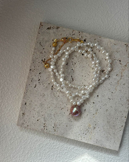 Fairycore Pearl Drop Necklace - SOLIS