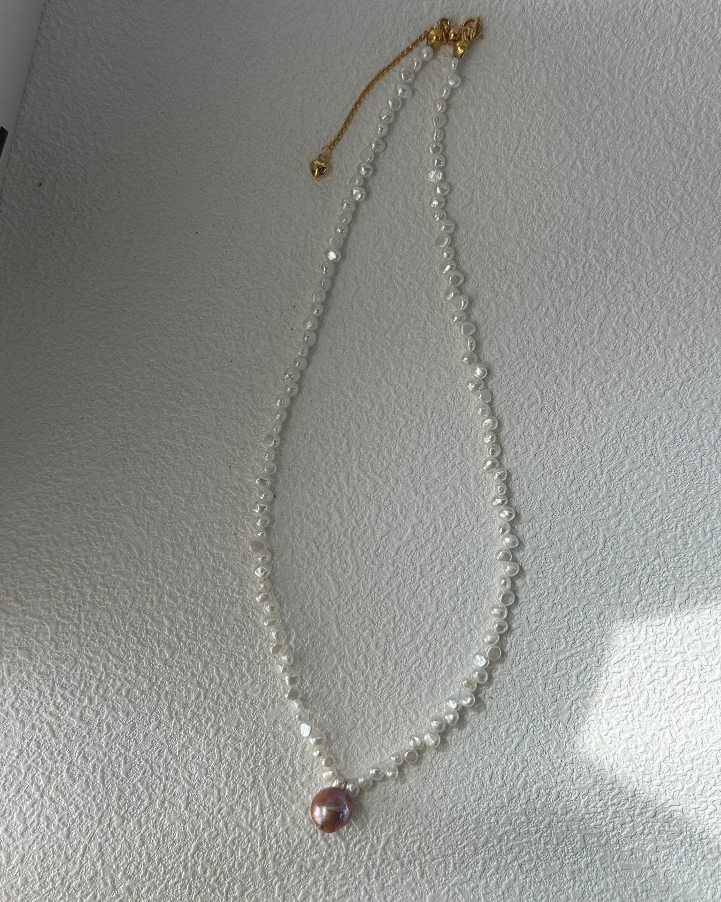 Fairycore Pearl Drop Necklace - SOLIS