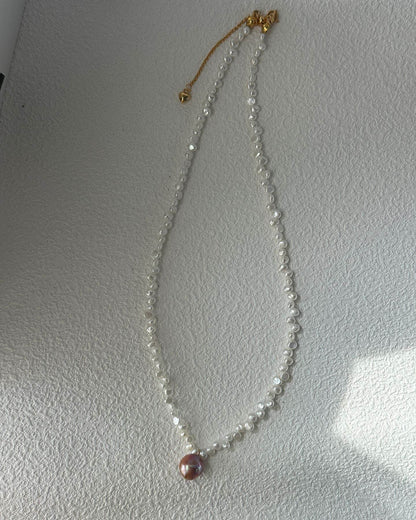 Fairycore Pearl Drop Necklace - SOLIS