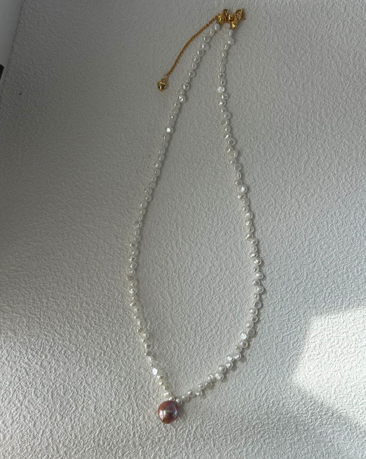 Fairycore Pearl Drop Necklace - SOLIS