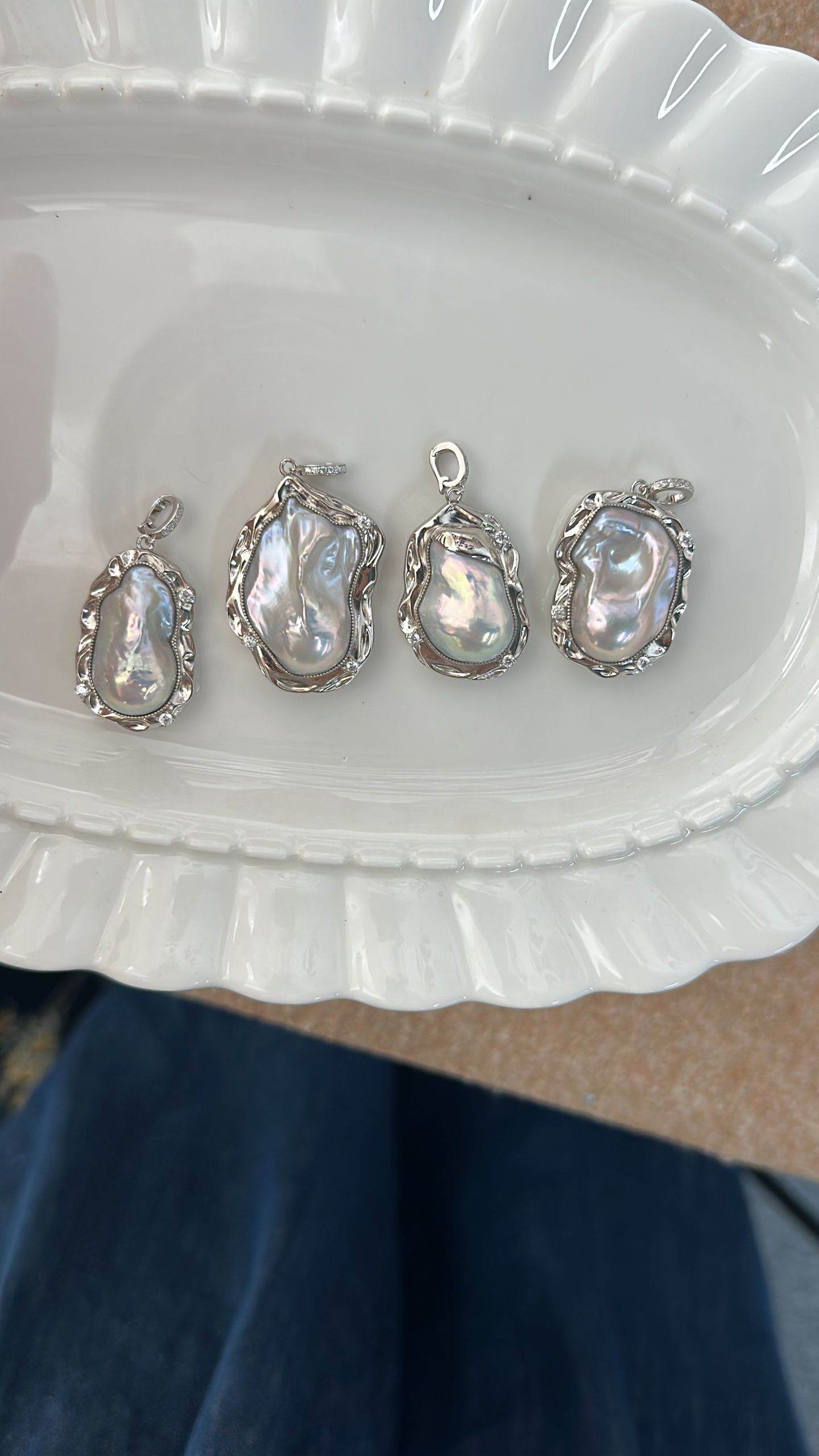 Private Treasures · Flame Baroque Pearl Pendant · One of a Kind - SOLIS