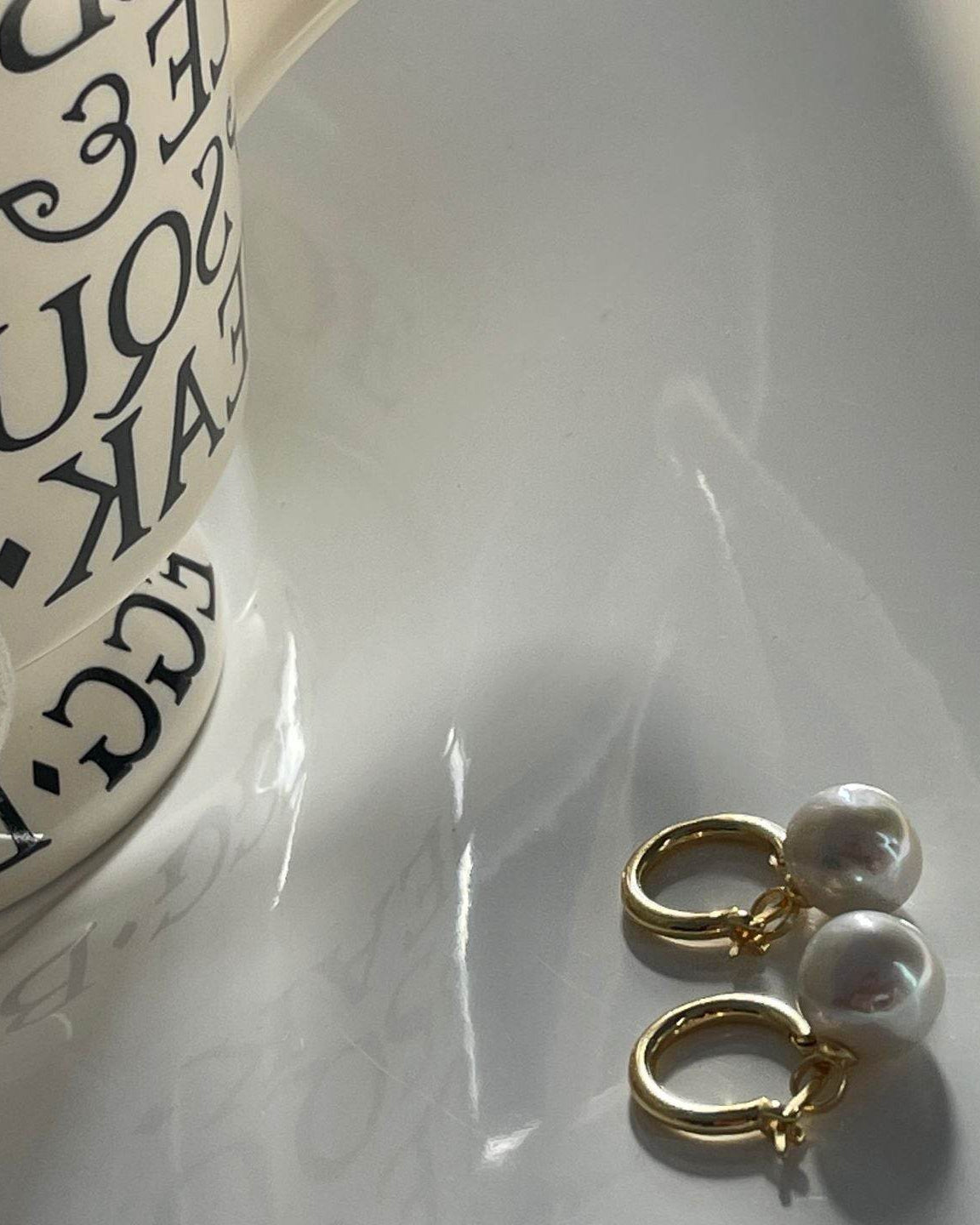 Crystal Baroque Pearl Drop Earrings - SOLIS